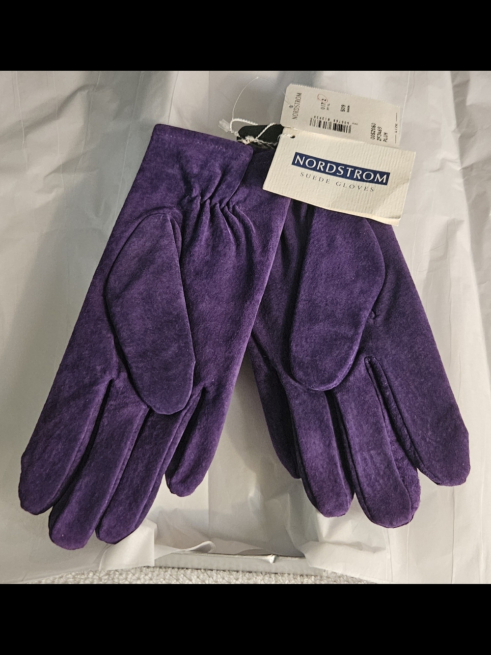Nordstrom Purple Suede Women's Gloves